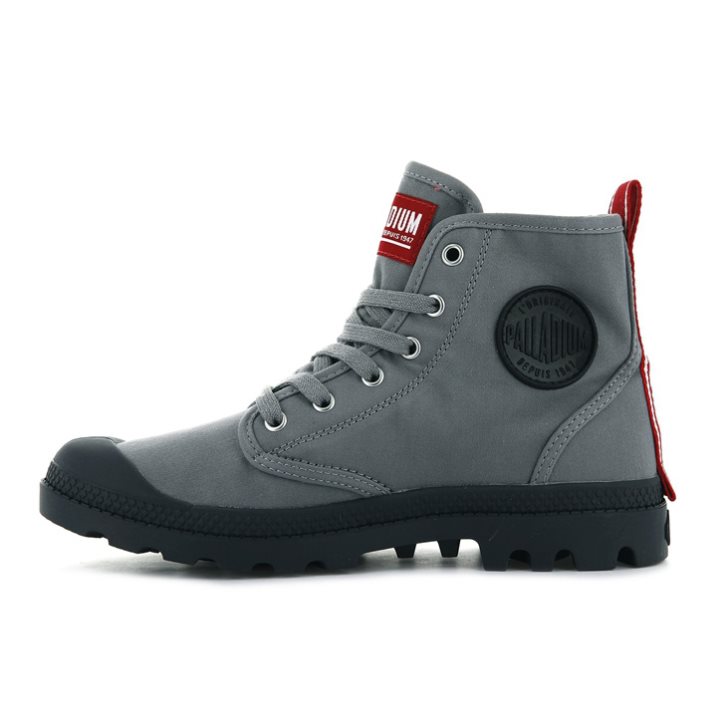 Dámské Boty Palladium Pampa Hi Dare Šedé | CZ RZE-05F